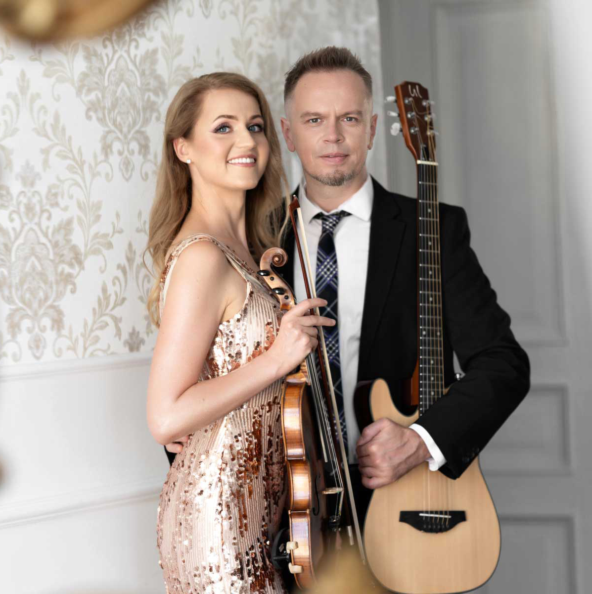 Oleksandr Hrechaniuk i Violin Angel — duet gitary i skrzypiec